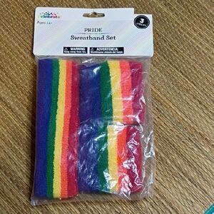 Pride Sweatband Set - Rainbow Colors